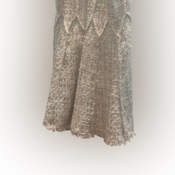 JAY GODFREY blush tweed dress. #chanel Size 6. - Picture 8 of 9